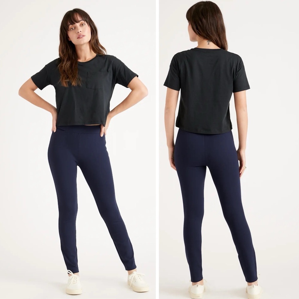 Quince Ultra-Stretch Ponte Skinny Pants Tall New